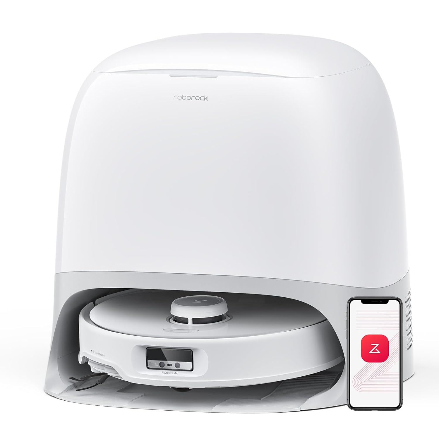 Roborock Qrevo Curv Robot Vacuum and Mop with 18,500Pa Power