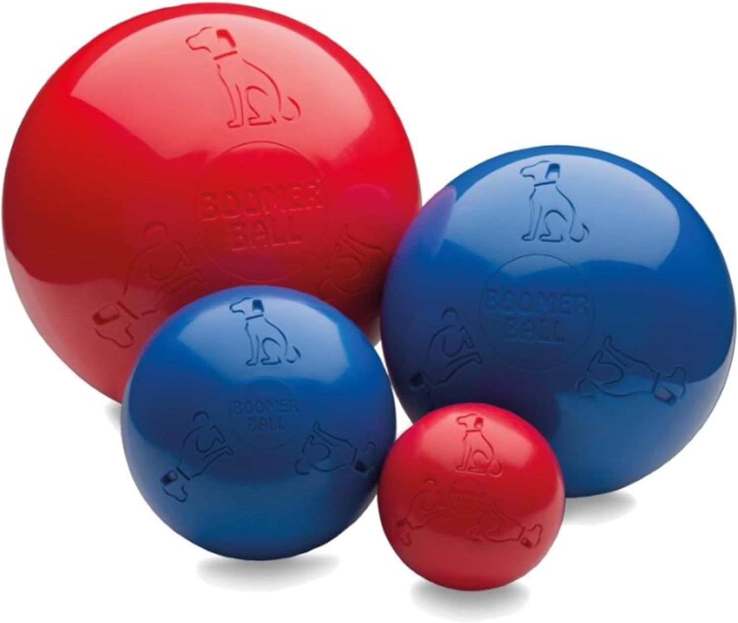 Boomer Ball 8 Inch - Indestructible Dog Toy for High Energy Dogs