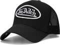 Von Dutch White Unisex Trucker Hat - Curved Bill Mesh Snapback