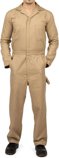 NY Threads Mens Twill Coverall Relaxed Fit Long Sleeve Utility Work
