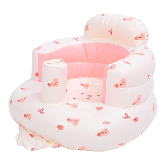KIMISS Bunny Print Baby Inflatable Seat - Comfy Support