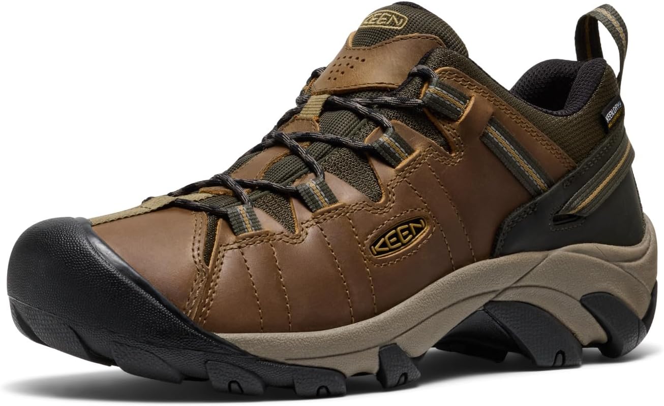 KEEN Men's Targhee 2 Low Waterproof Hiking Shoes for Comfort