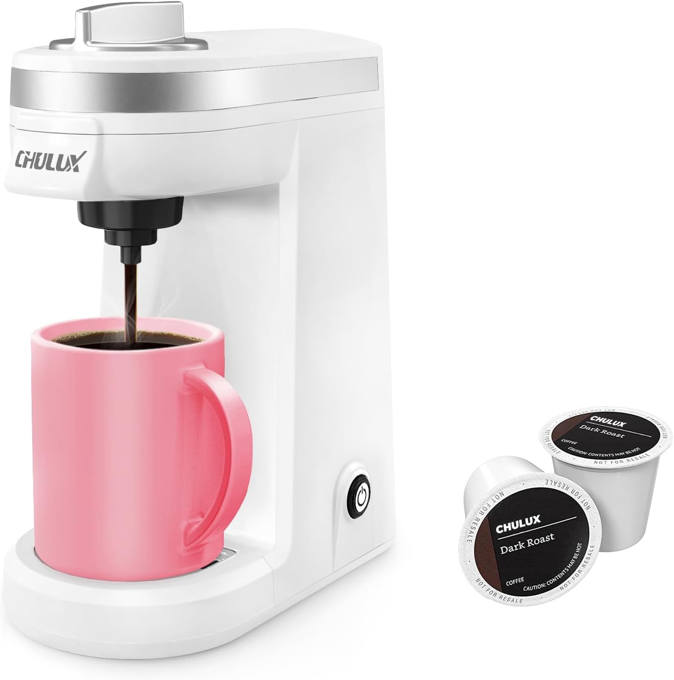 CHULUX Mini Coffee Maker - One Cup Americano Powerhouse