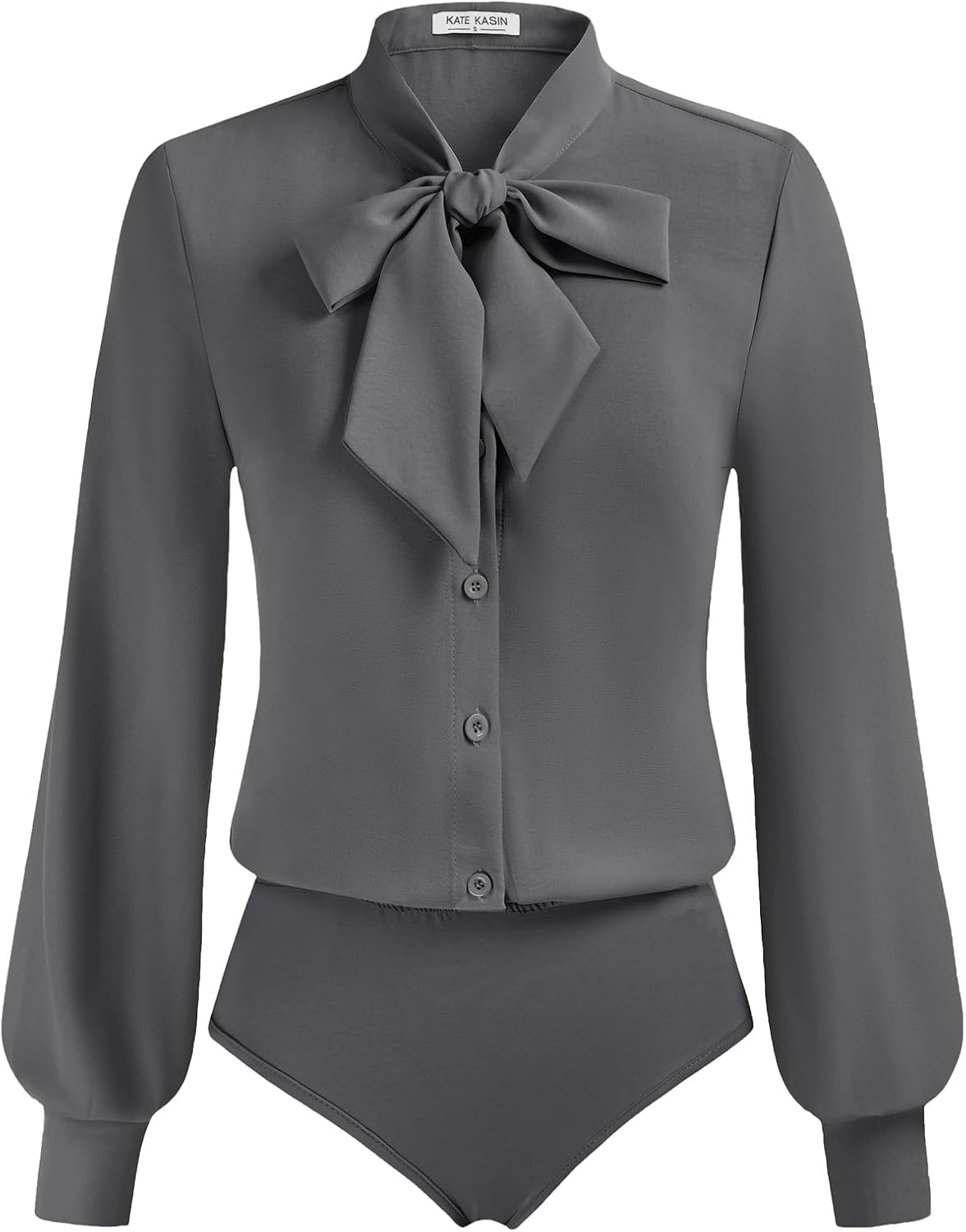 Elegant Bow Tie Neck Office Blouse for Women - Versatile Style