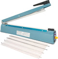 Impulse Sealer 16 in Heat Sealer for Plastic Bags - Durable 16in Seal