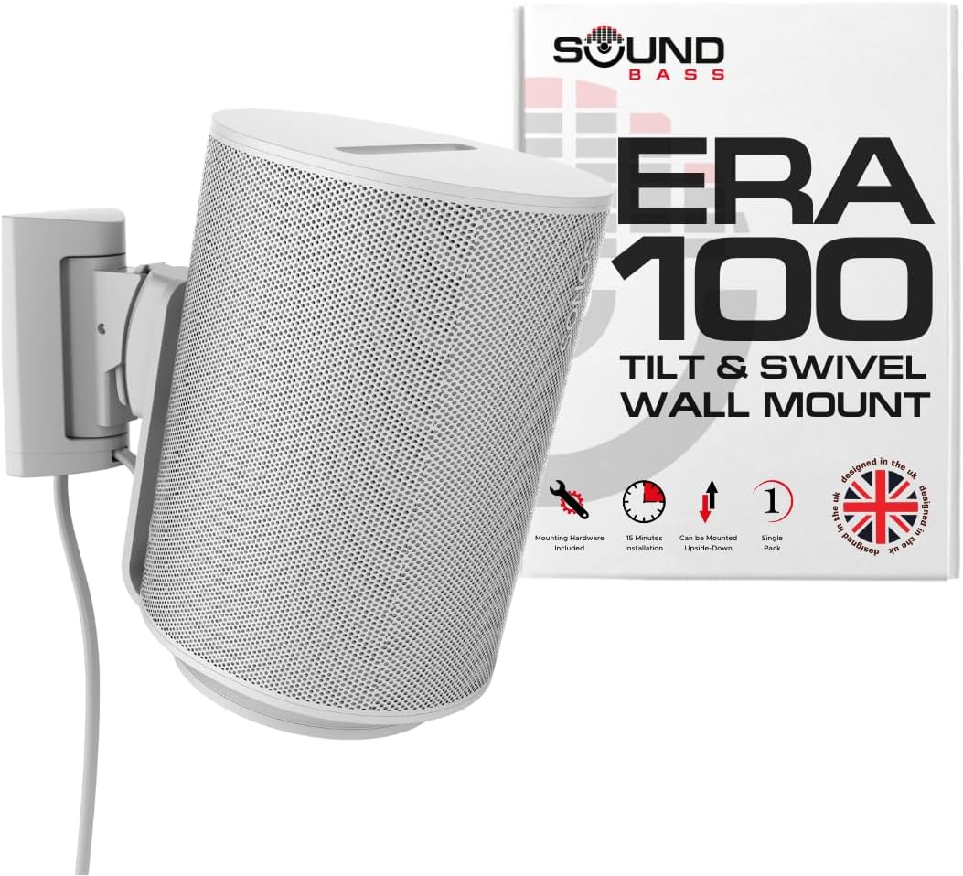 Sound Bass ERA100 Wall Mount Bracket for Sonos ERA 100 Speaker