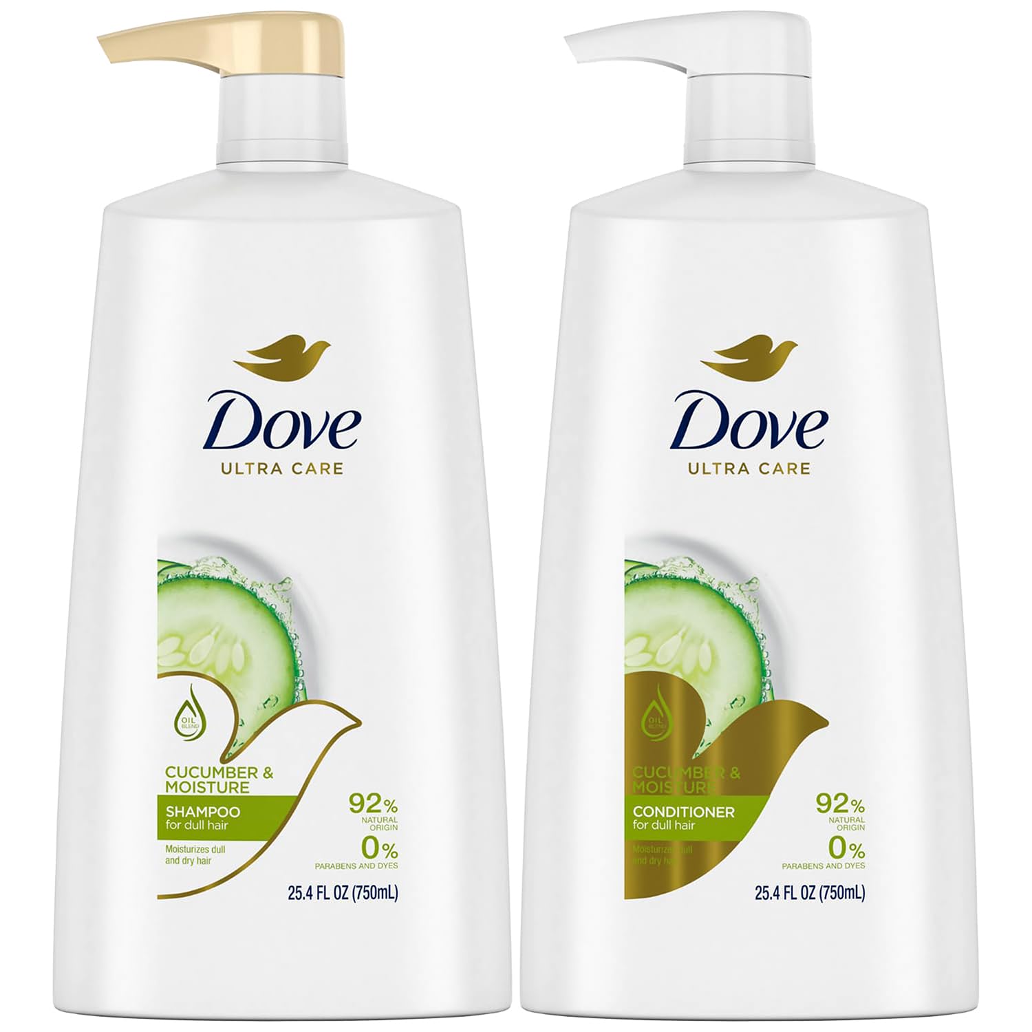 Dove Cucumber Hydrating Hair Set, 25.4 Oz Ea
