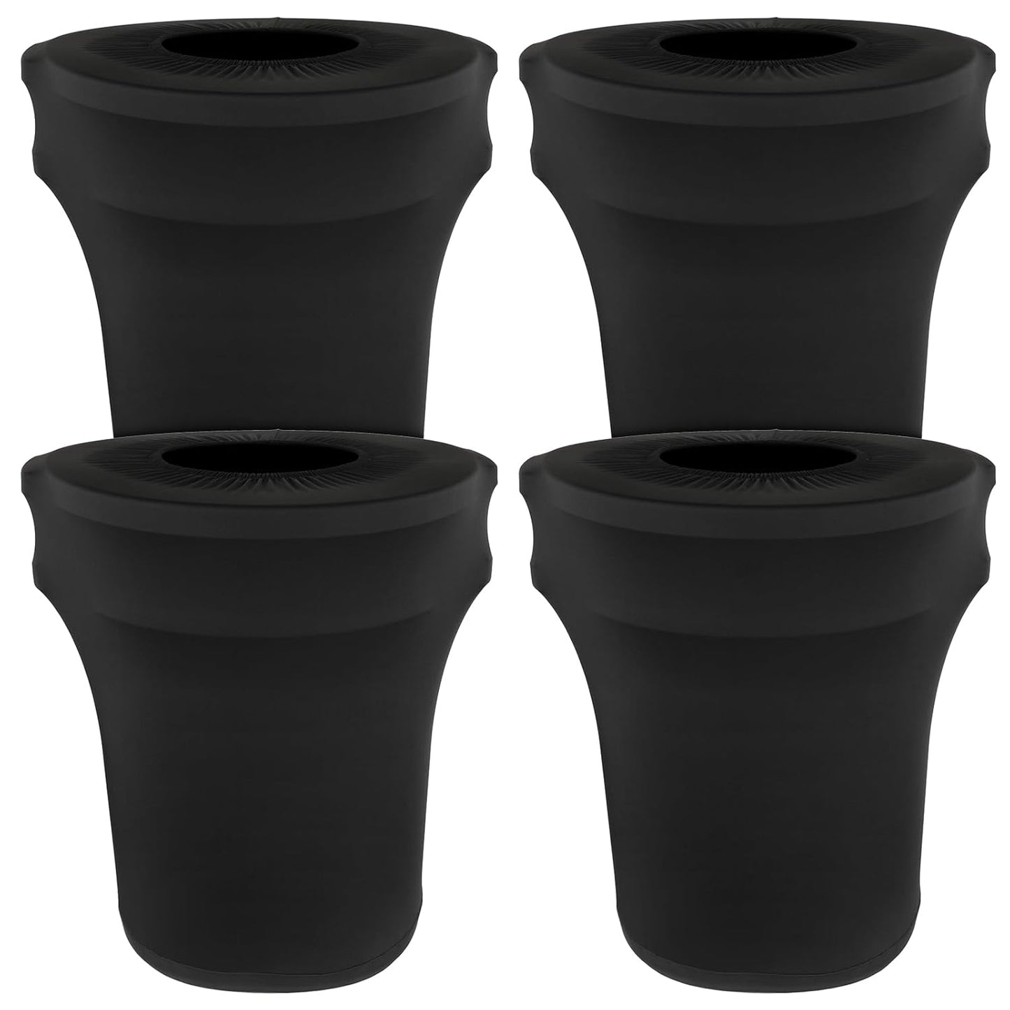 55 Gallon Stretch Spandex Trash Can Covers for Elegant Events