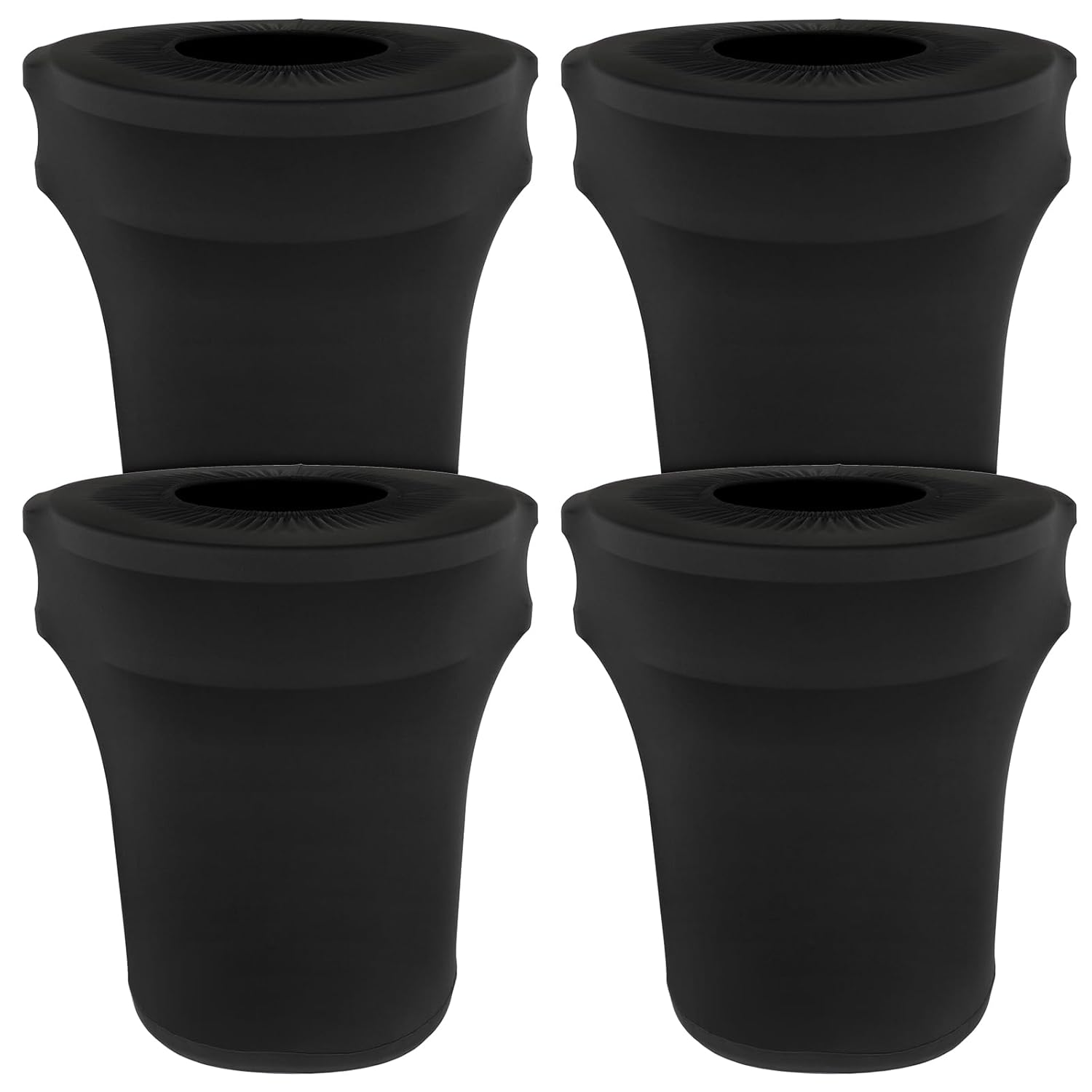 55 Gallon Stretch Spandex Trash Can Covers for Elegant Events