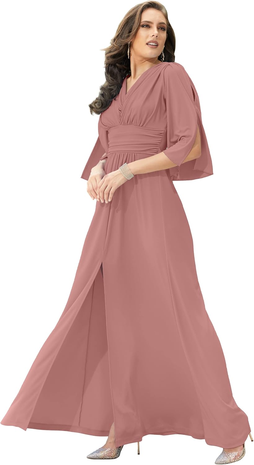 KOH KOH Womens Long Bridesmaid Maxi Dress for Special Occasions