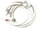 Countertop Dishwasher Fill and Drain Hose Kit with Faucet Adapter