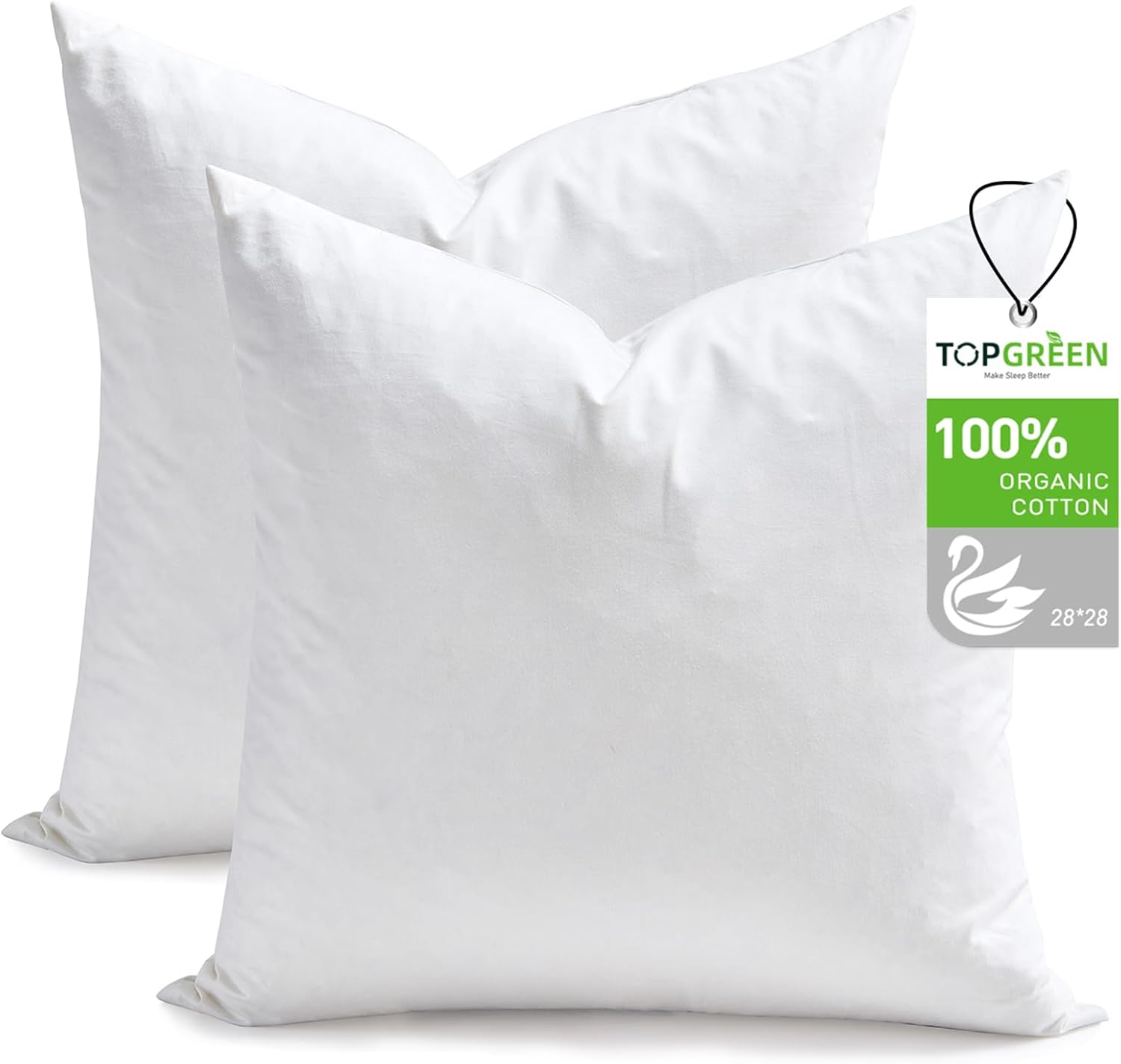 Feathers Down Throw Pillow Inserts 28x28 for Cozy Living Spaces