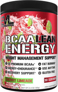 EVL BCAA Lean Energy Powder - Pre Workout Cherry Limeade