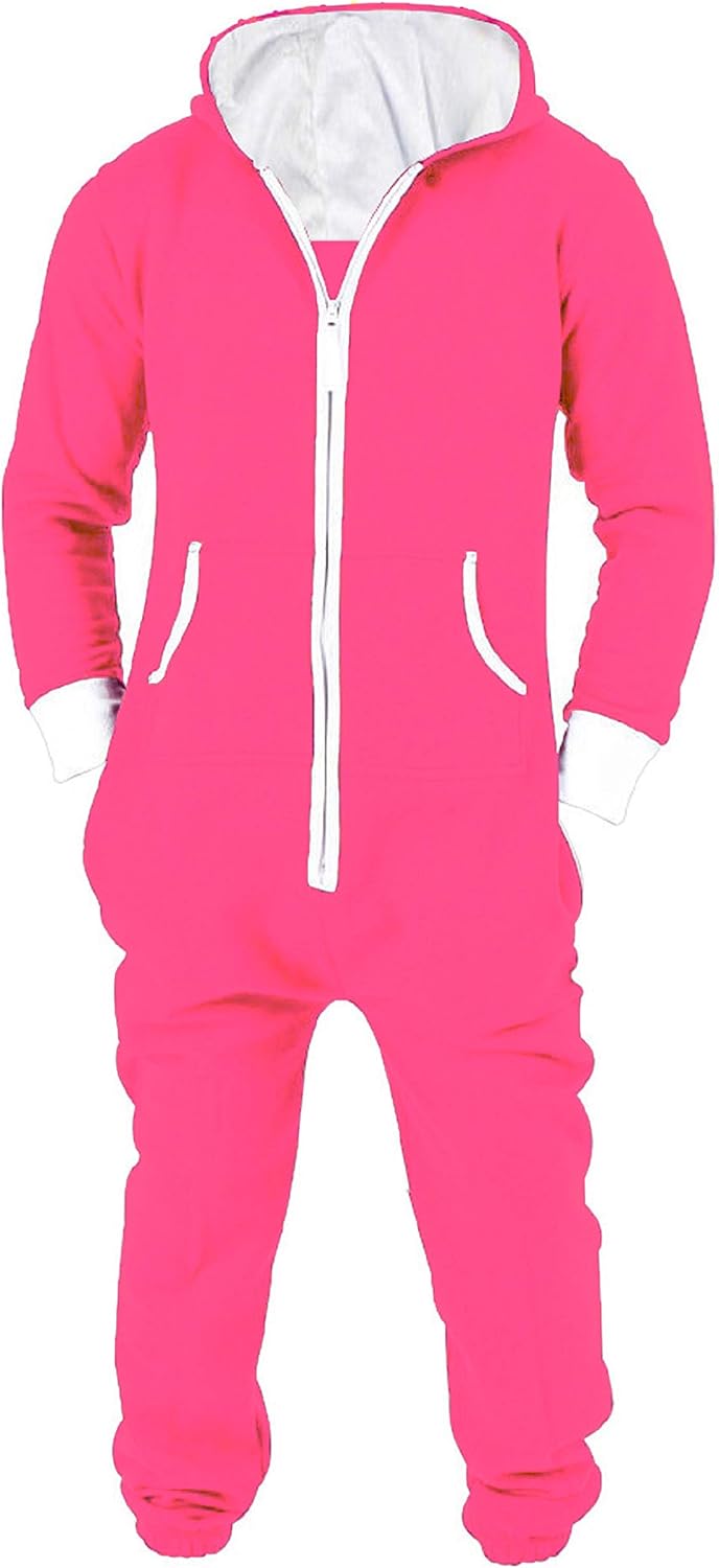 Skylinewears Mens Jumpsuit Non Footed Pajama for Comfort
