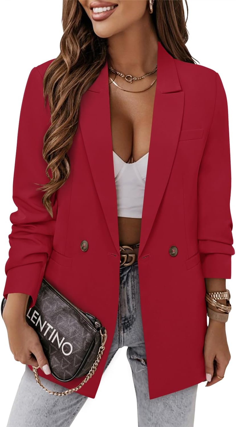 Sophisticated Women Business Casual Blazer Jacket for Work