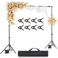 Backdrop Stand 7 x 10 ft Adjustable Photo Background Kit - Portable