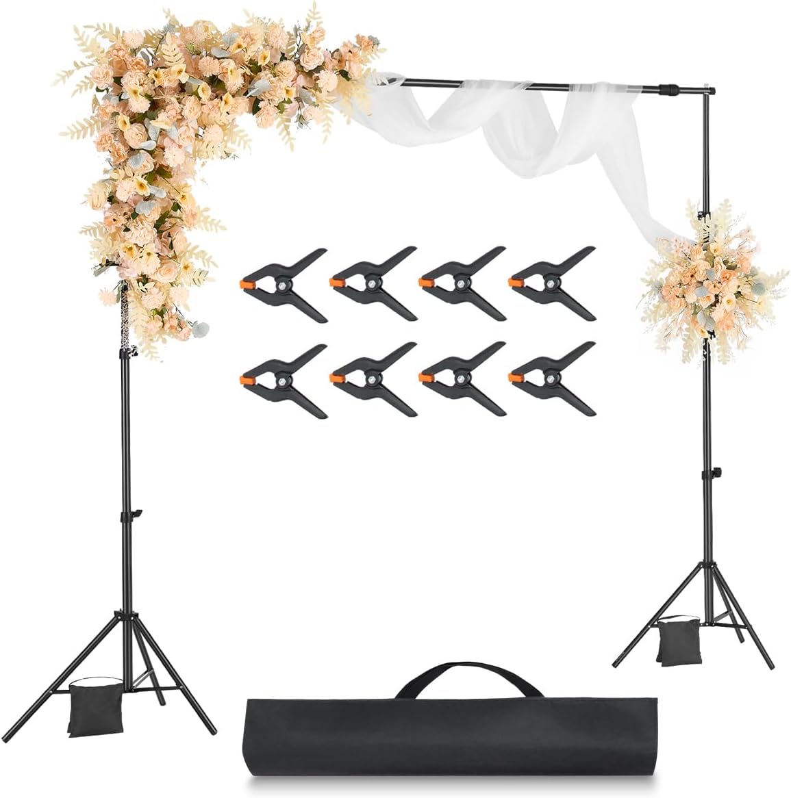VEVOR Backdrop Stand Kit for Photo Video Studio & Parties
