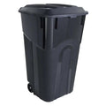32 Gallon Heavy Duty Wheeled Plastic Garbage Can for Home Use