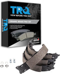 TRQ Rear Parking Brake Shoe Set Compatible with Subaru Models