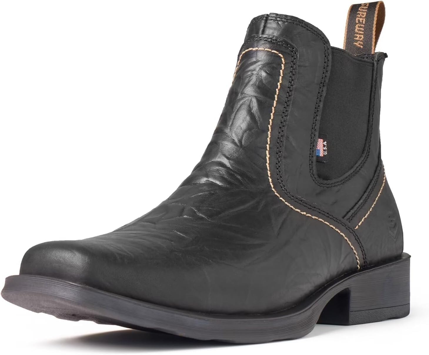 SUREWAY Mens Western Chelsea Cowboy Boots for Comfort & Style