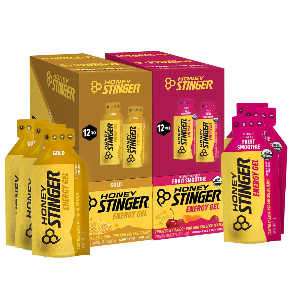Honey Stinger Energy Gel Variety Pack for Quick Workout Boost