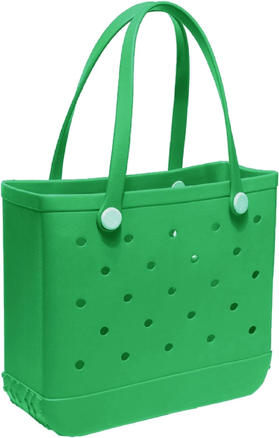 Medium Rubber Beach Bag for Men & Women - Large Capacity Tote
