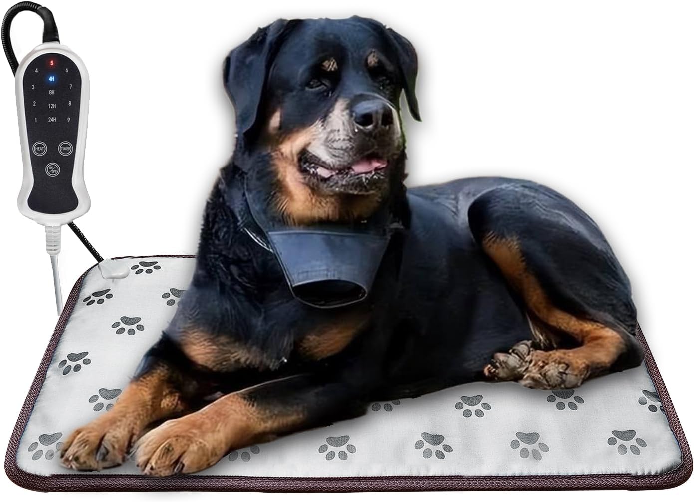 Pet Heating Pad for Medium Dogs & Cats - Electric Heated Bed
