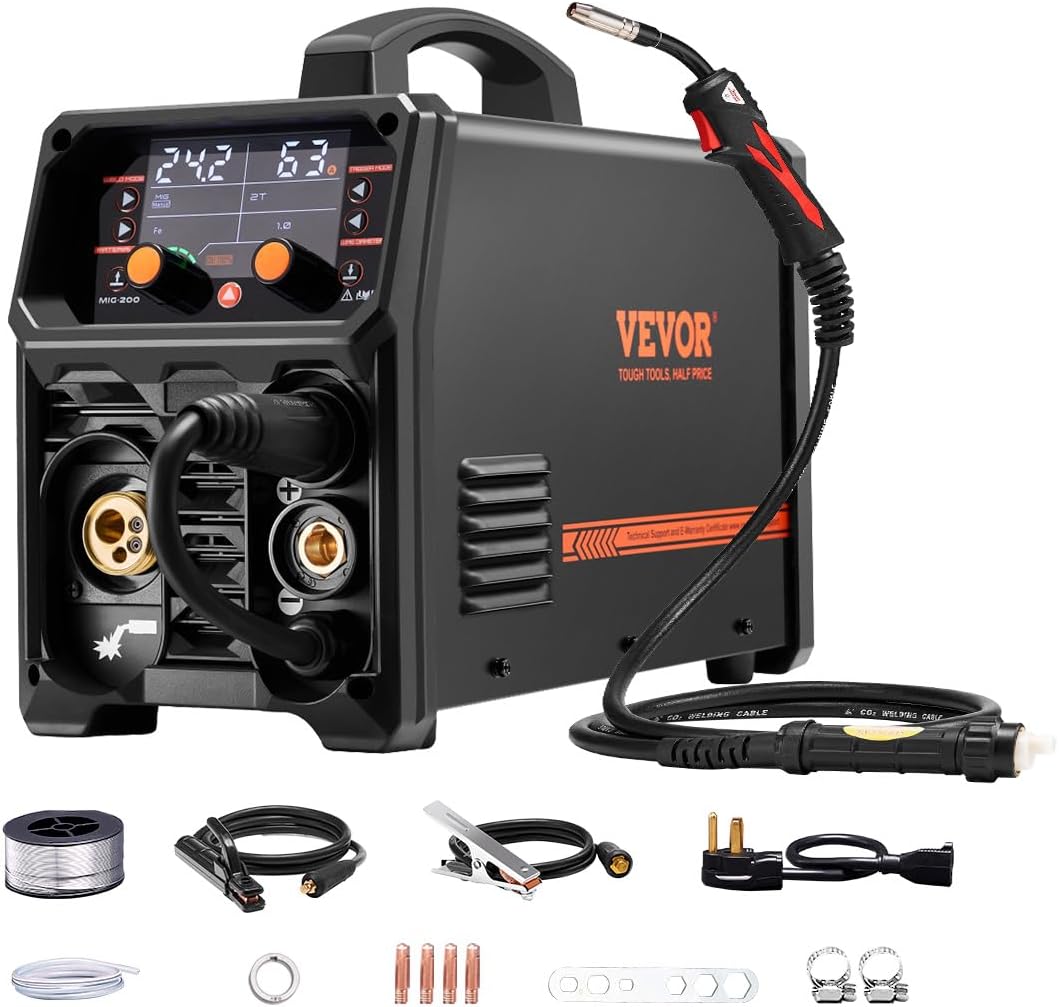 VEVOR 200A Synergic 4-in-1 Mig Welder