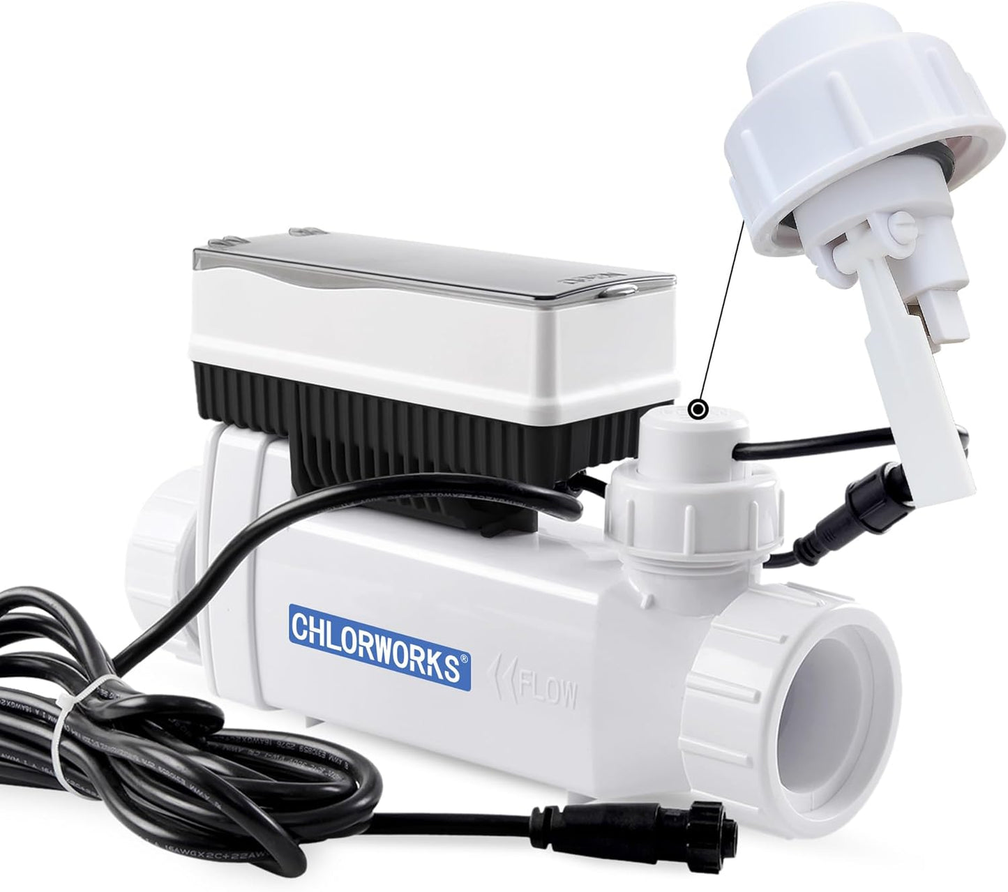 CHLORWORKS Salt Cell for Pool - Model CWPC, Fits Pentair IC20
