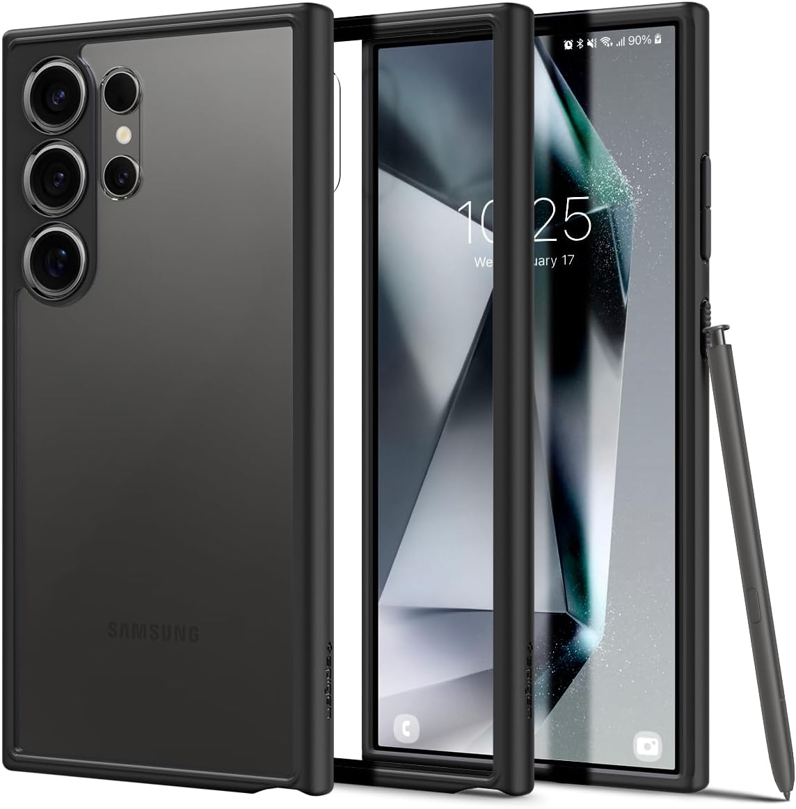 Spigen Ultra Hybrid Case for Galaxy S24 Ultra - Matte Black