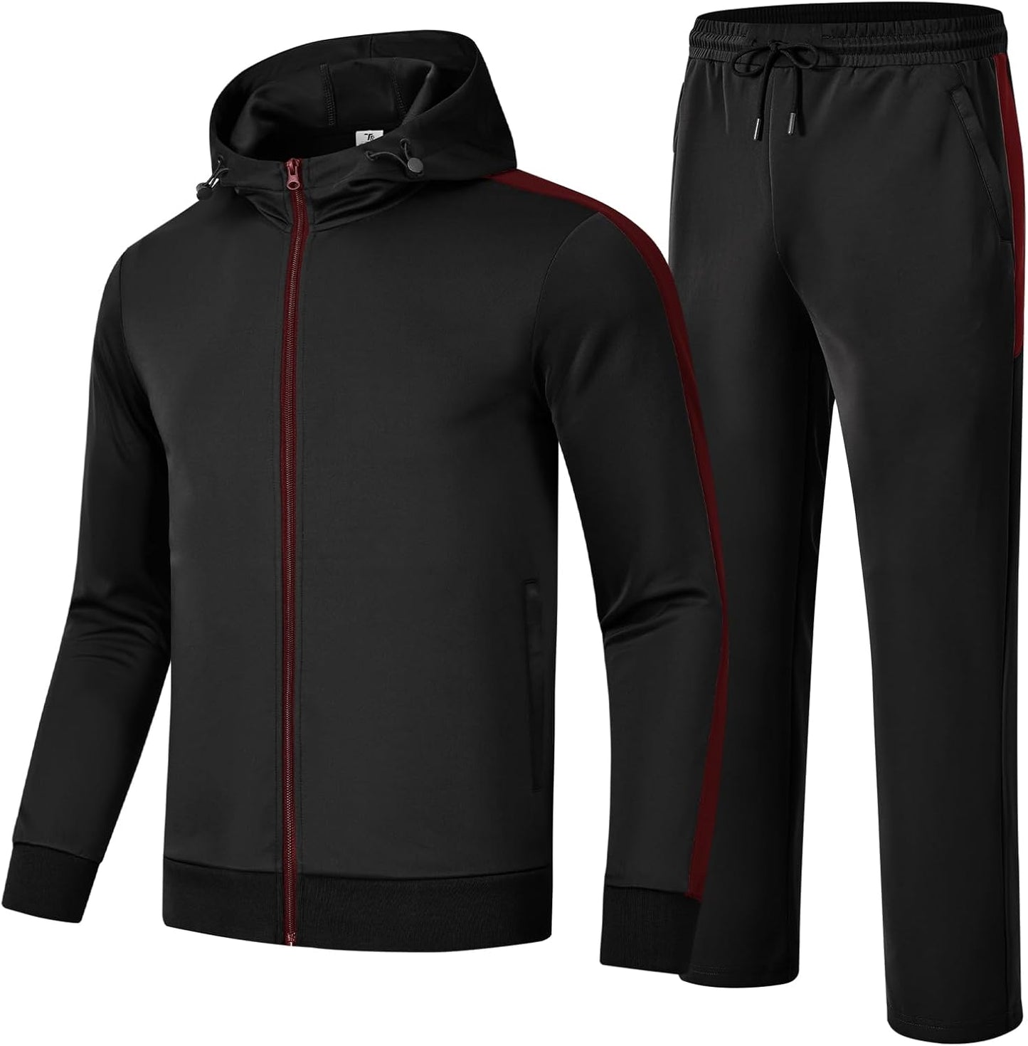 YSENTO Men's Warm Up Jogger Set