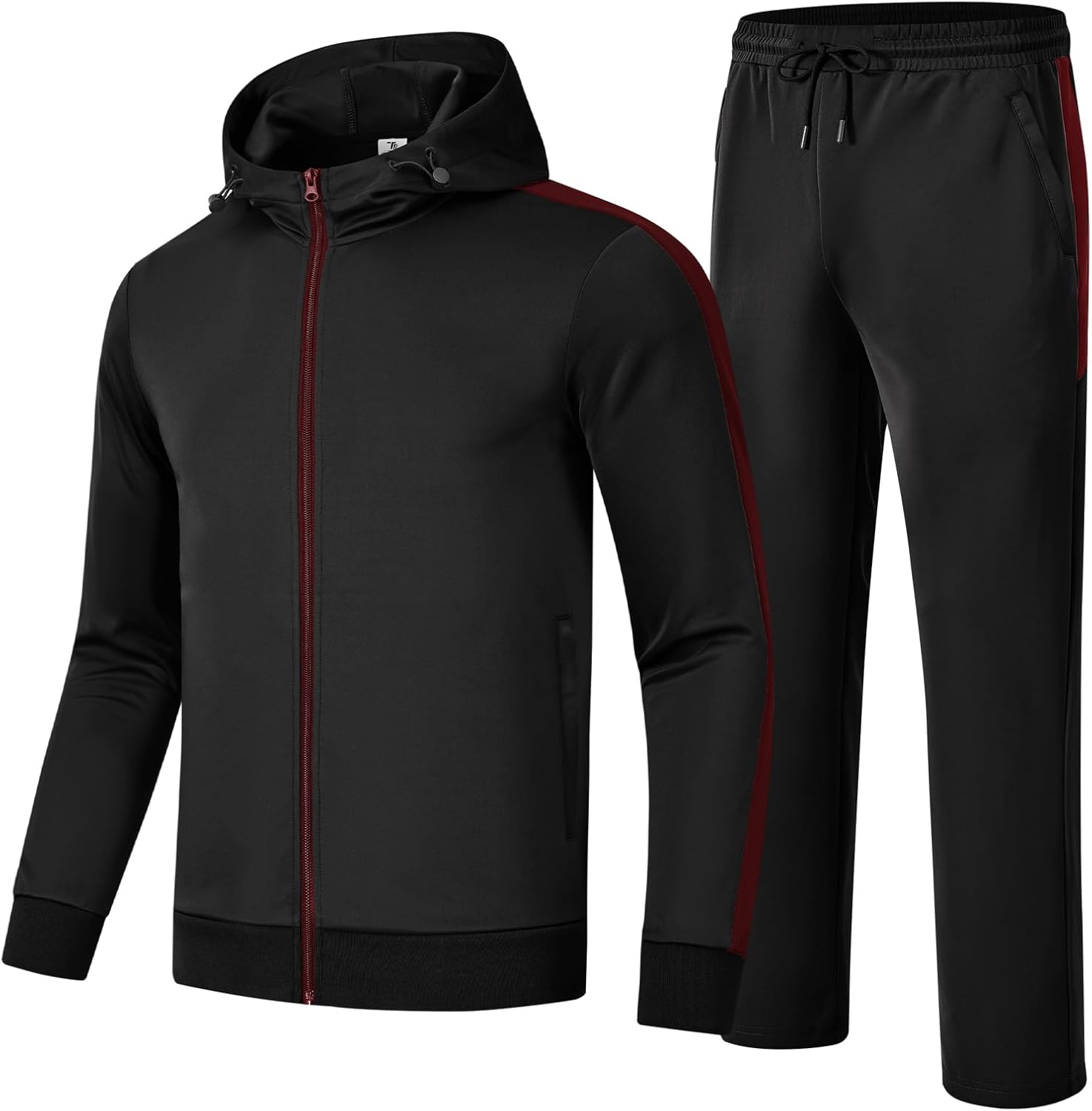 YSENTO Men's Warm Up Jogger Set