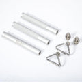 Aluminum Resistance Band Bar 3-Section Detachable - Heavy Duty Workout