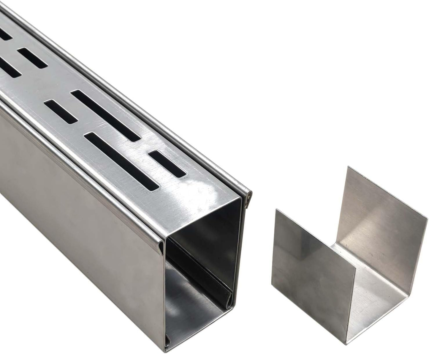 Pool Deck Drain 2-Inch Wide X 3.3-Feet Long for Efficient Drainage