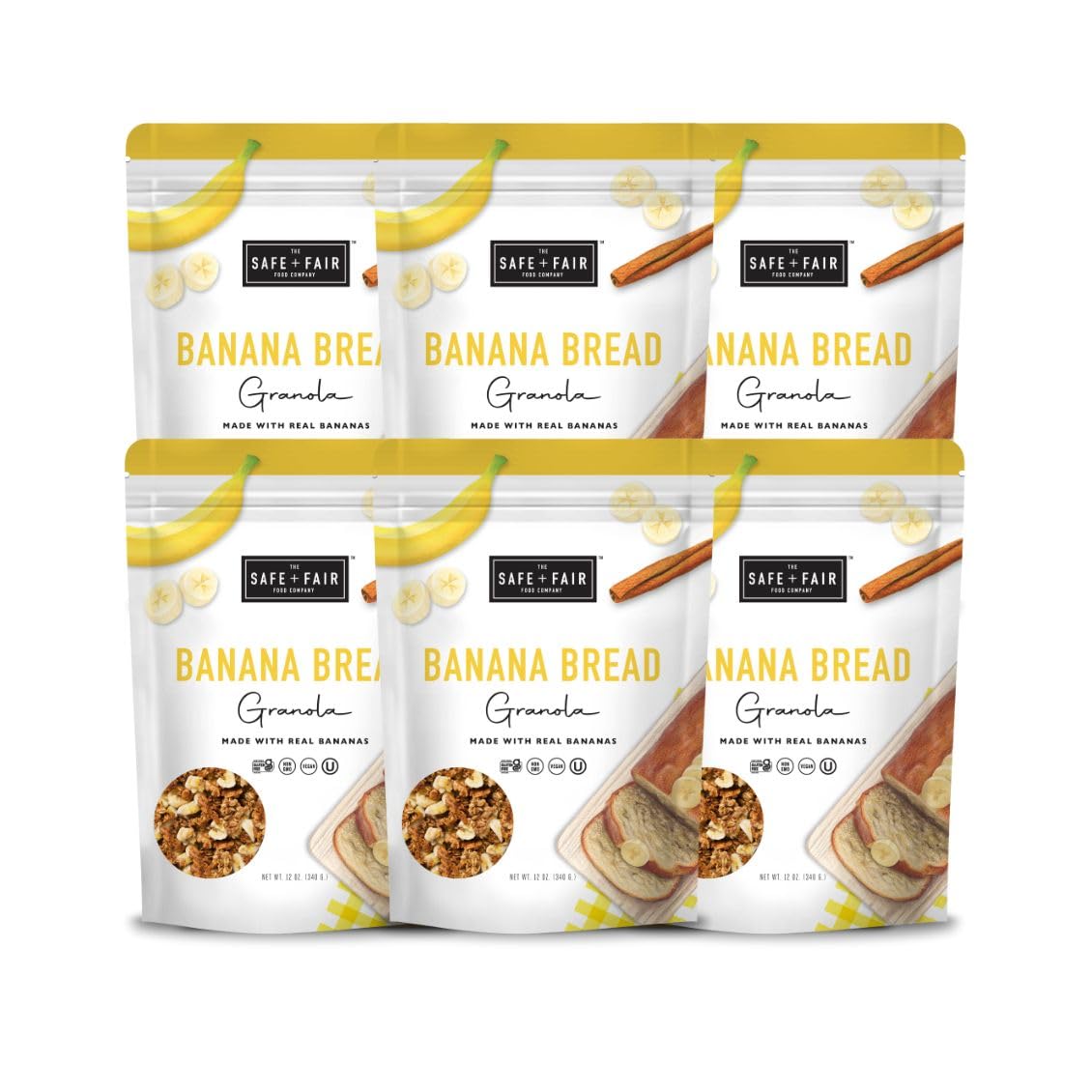 Banana Bread Granola - Allergen-Free, Gluten-Free Snack Option