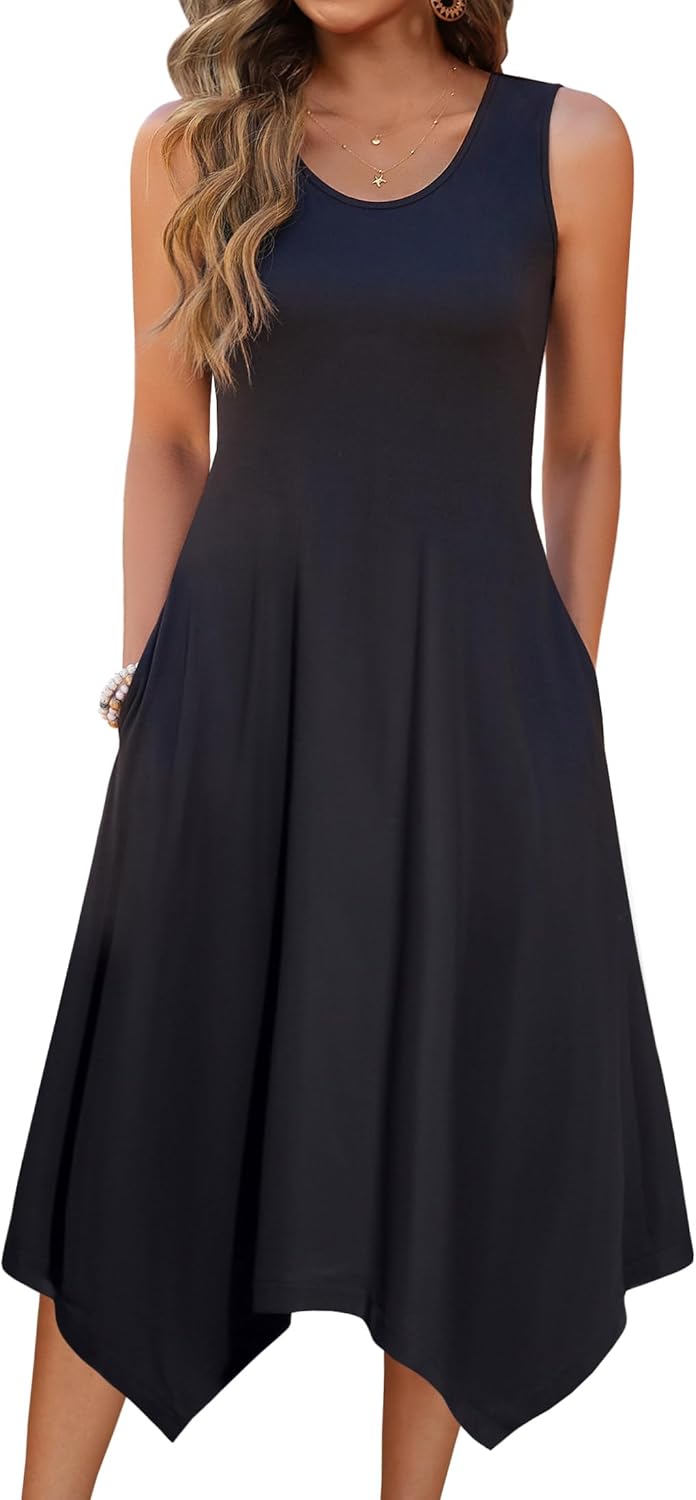Stylish Casual Summer Dress with Pockets for Women