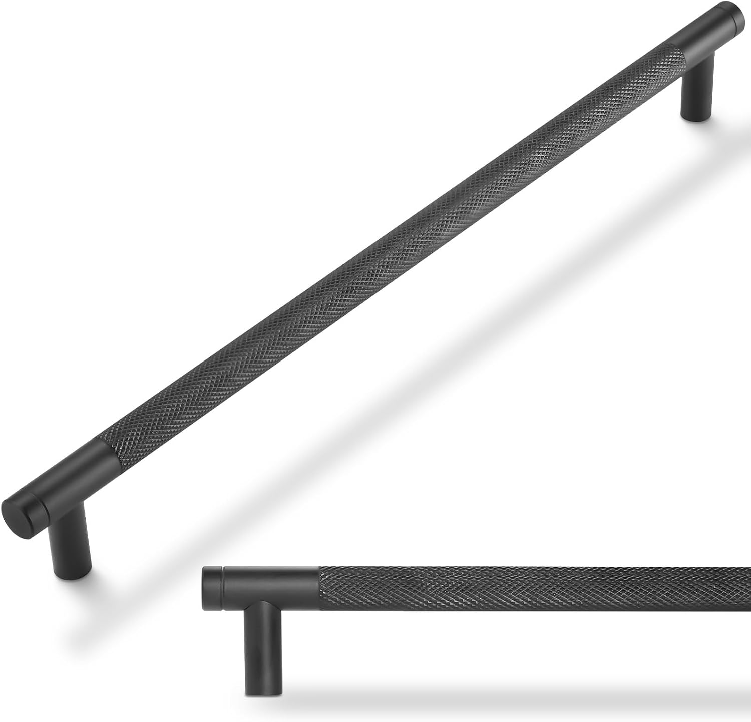 10 Pack 10 inch Matte Black Kitchen Cabinet Handles for Style