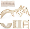 Pikler Triangle Set Large - 5 in 1 Foldable Toddler Climber