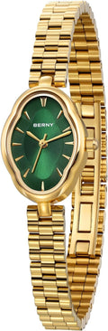Gold Watches for Women Dainty Vintage Copper Mirror Design - Luxury