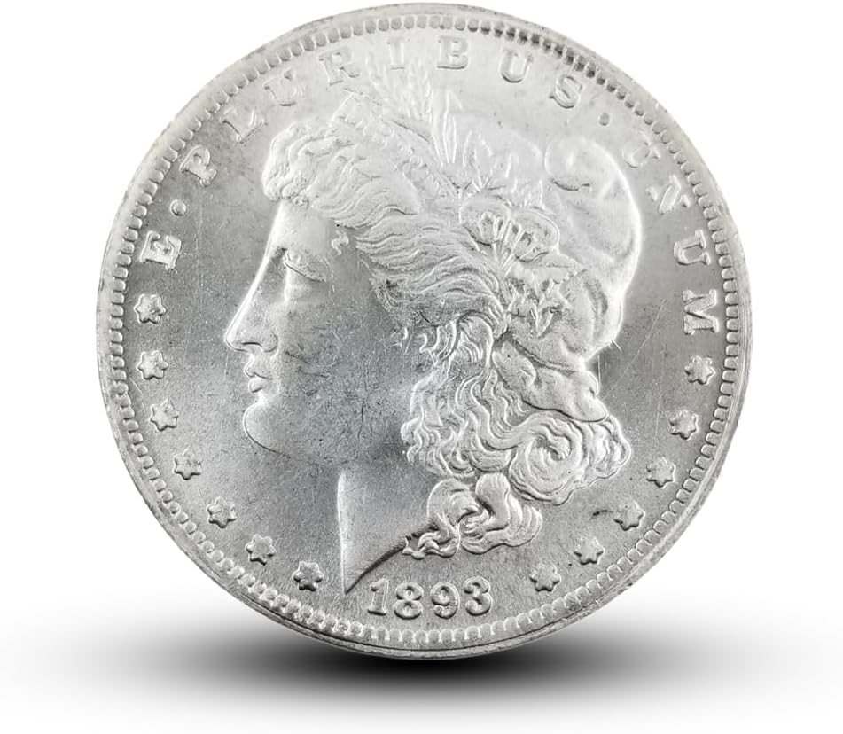 1893 S Morgan Dollar Antique Coin for Collectors and Decor