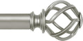 KAMANINA 1 Inch Curtain Rods for Windows 72 to 144 Inches