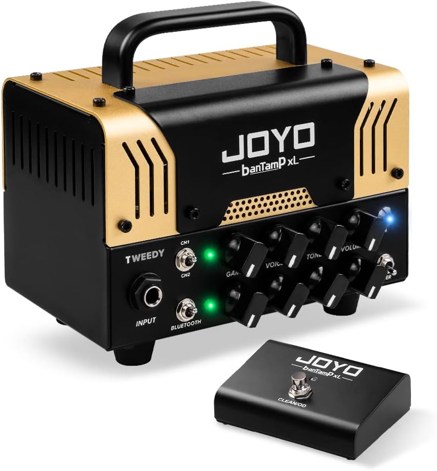 JOYO Tweedy BanTamp XL Mini Amp Head: 20 Watt Powerhouse
