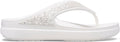 Crocs Sloane Embellished Wedge Flip Flops - Comfortable Everyday Wedge