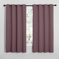 Blackout Curtain Panels 55 by 68 in Dry Rose - Insulated Grommet