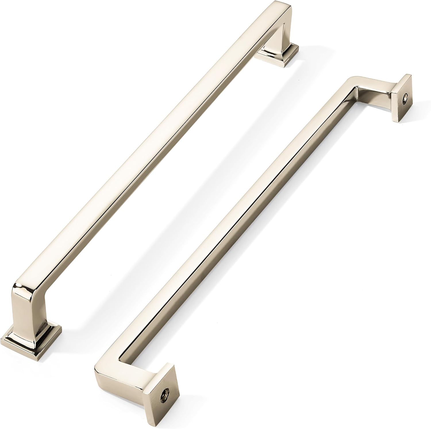 Khtumeware 10 Pack Polished Nickel Cabinet Pulls for Cabinets
