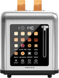 2 Slice Toaster Touch Screen Stainless Steel - Digital Timer & 8