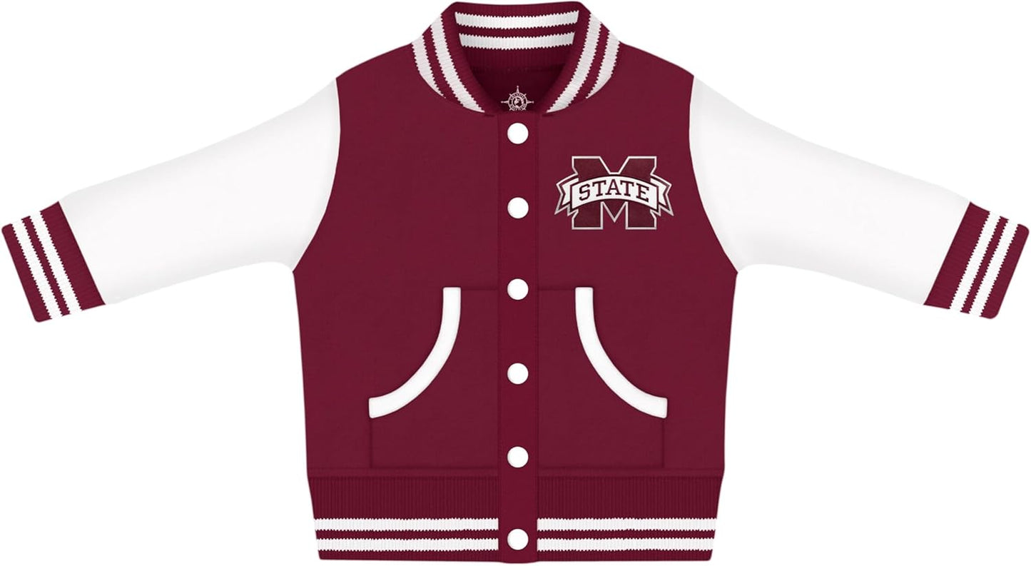 Creative Knitwear College Baby Varsity Jacket for Little Fans