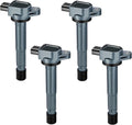 Ignition Coil Pack UF-417 Set of 4 Compatible with 2004-2012 Acura