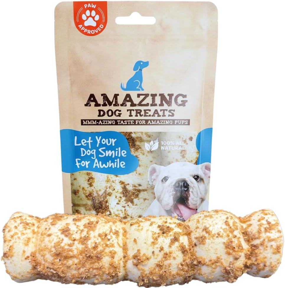 Beef Cheek Rolls Mega Thick - Safe Rawhide Alternative Chews