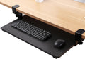 Large Size 25ft Keyboard Tray Under Desk with C Clamp Mount